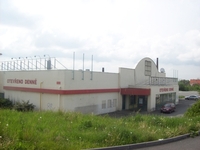 objekt bývalé Delvity Plzeň  - Pohled na objekt supermarketu